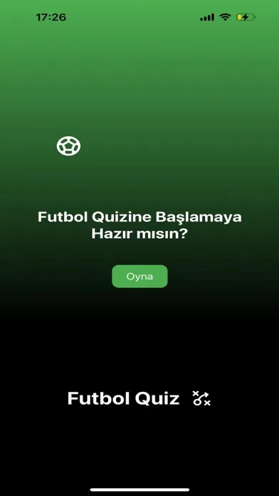 Ảnh chụp màn hình của Futbol Quiz Oyunu