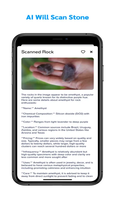 AI Rock Identifier: Stone Scan Screenshots
