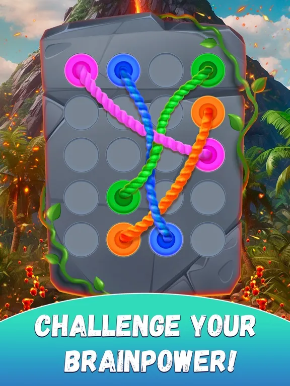 Twisted Knotts Tangle Puzzle iPad  سکرین شاٹس