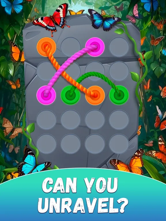 Twisted Knotts Tangle Puzzle iPad  سکرین شاٹس