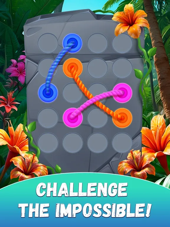 Twisted Knotts Tangle Puzzle iPad  سکرین شاٹس