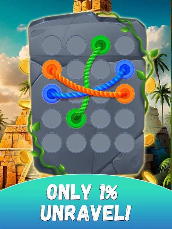 Twisted Knotts Tangle Puzzle iPad  سکرین شاٹس