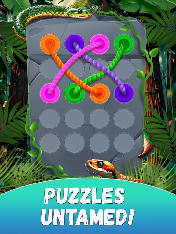 Twisted Knotts Tangle Puzzle iPad  سکرین شاٹس