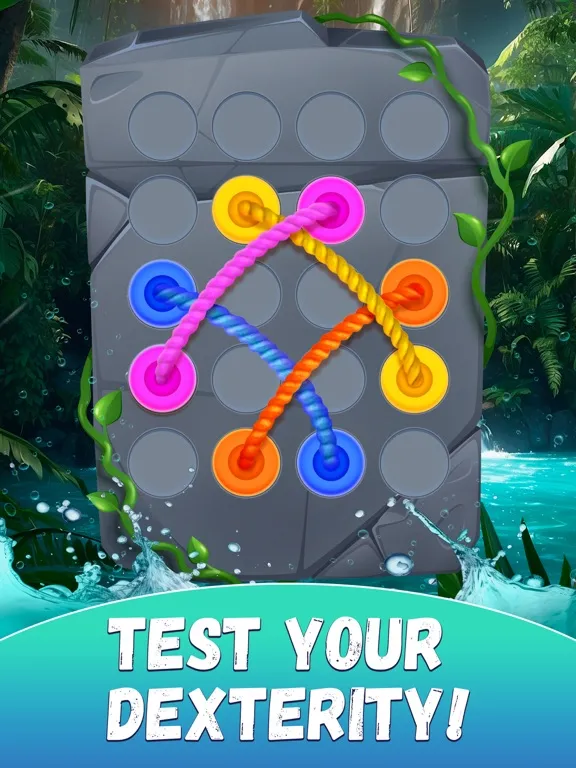 Twisted Knotts Tangle Puzzle iPad  سکرین شاٹس