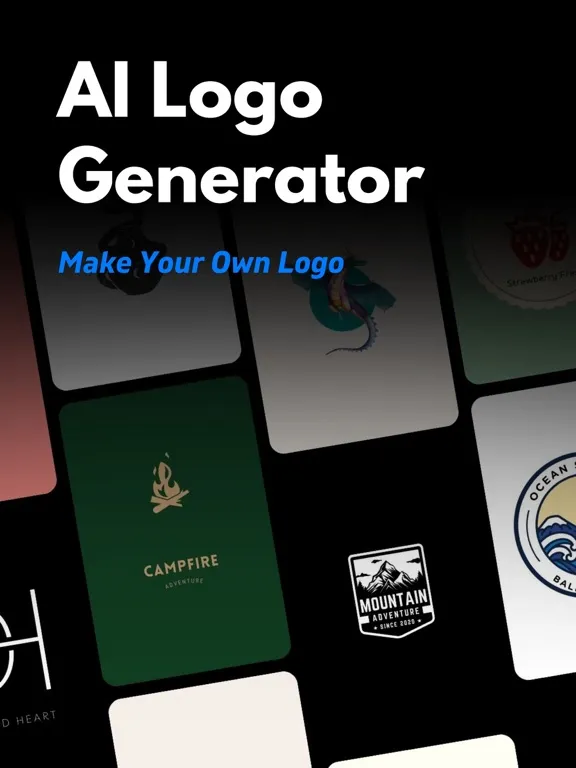 AI Logo Generator+ iPad  Screenshots