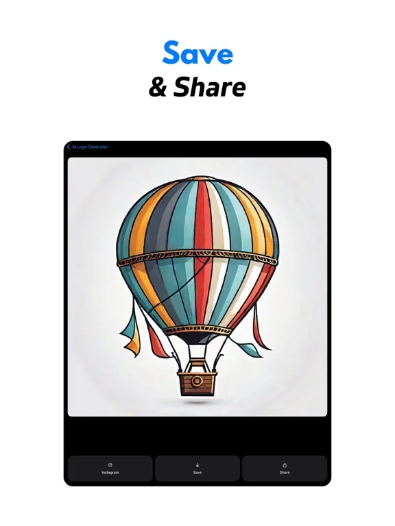 AI Logo Generator+ iPad  Screenshots