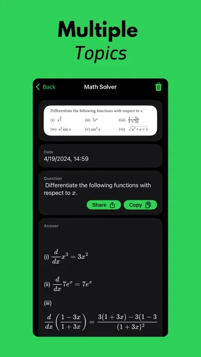 AI Math Problem Solver: Photo Screenshots