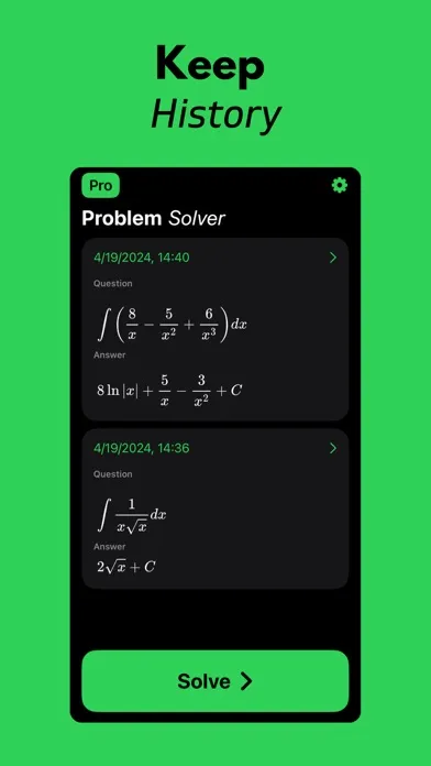 AI Math Problem Solver: Photo Screenshots
