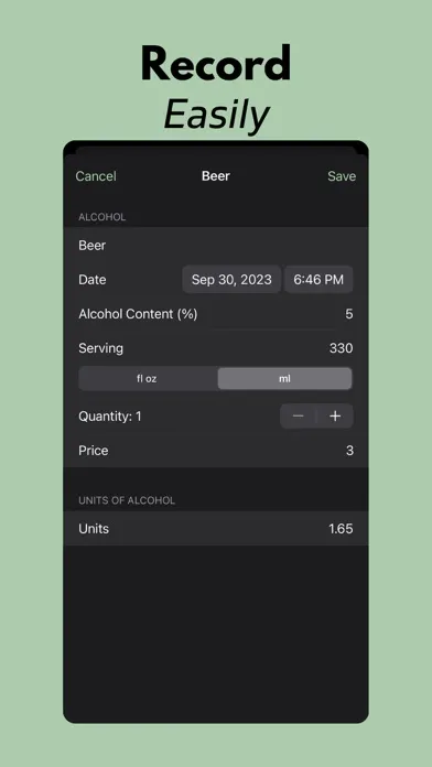 Alcohol Tracker+ Screenshots