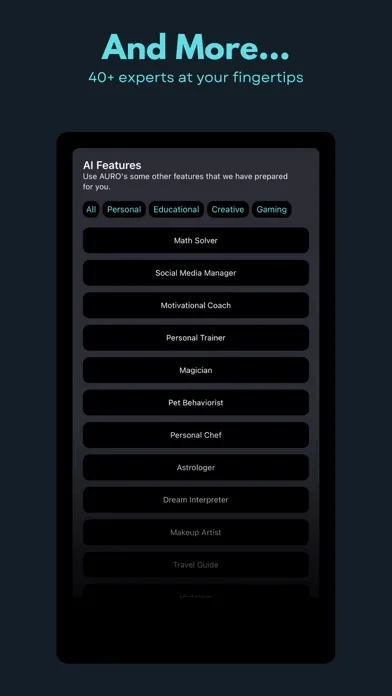 تصاویر Auro - AI Chatbot