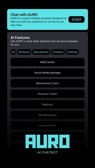 تصاویر Auro - AI Chatbot
