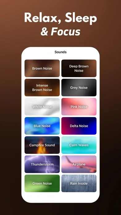 Brown Noise for Sleeping Screenshots