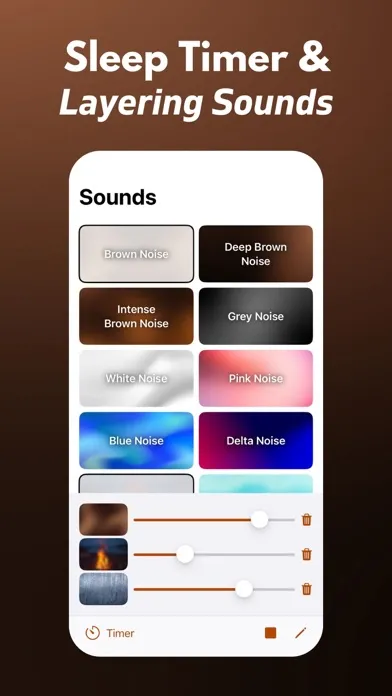 Brown Noise for Sleeping Screenshots