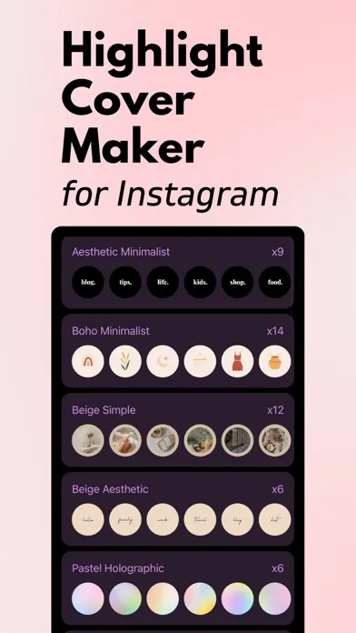 Highlight Cover Maker+ Screenshots
