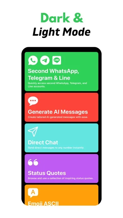 Tangkapan skrin Messenger for WhatsApp: Duo