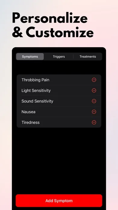 Migraine Tracker+ Screenshots