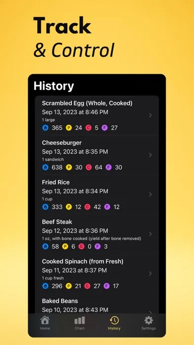 Protein Tracker+ Screenshots