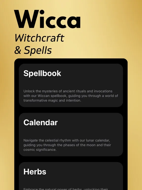 Screenshot di Wicca: Witchcraft & Spells iPad 