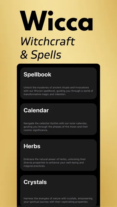 Screenshot di Wicca: Witchcraft & Spells