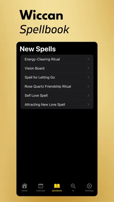 Screenshot di Wicca: Witchcraft & Spells
