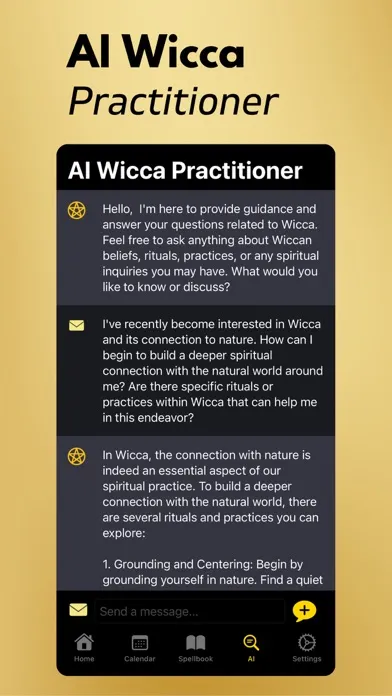 Screenshot di Wicca: Witchcraft & Spells