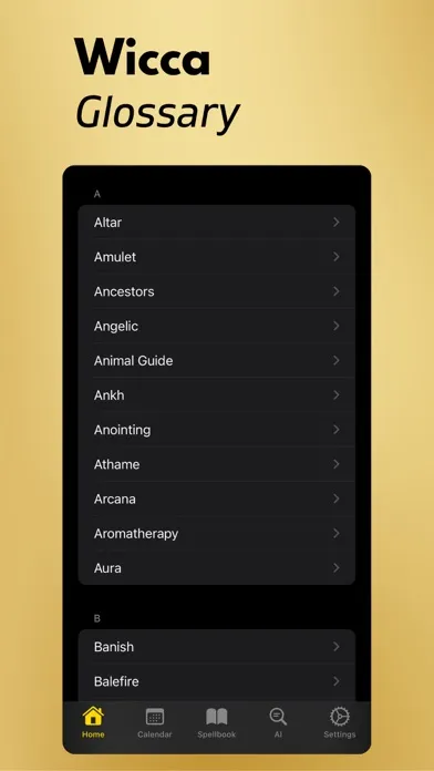 Screenshot di Wicca: Witchcraft & Spells