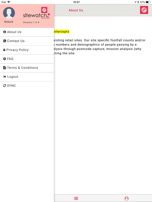 صور SiteWatch iPad 