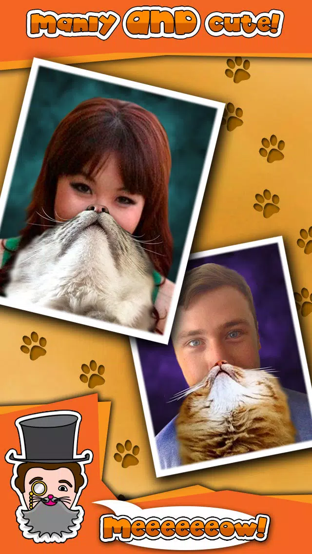 Cat Beard- Create Your Own Cat Beard سکرین شاٹس