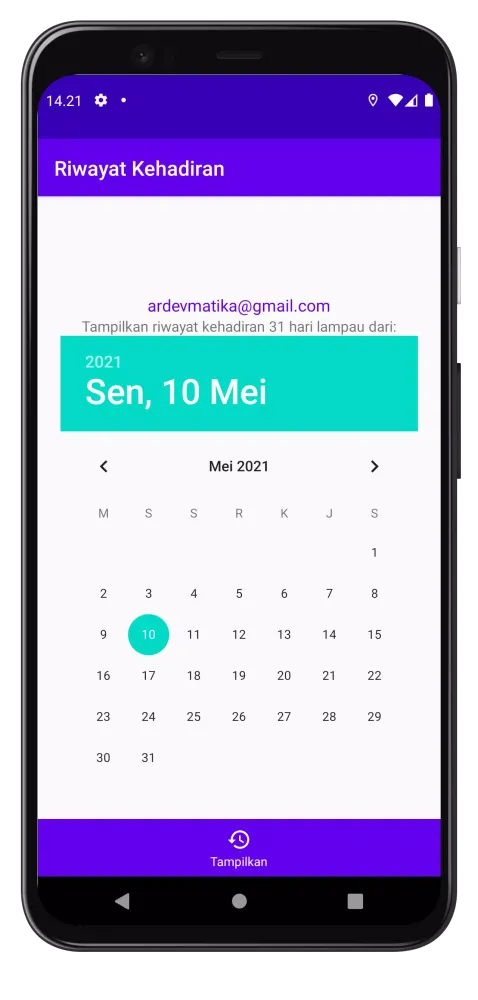 Captures d'écran de AbsensiFie (Absensi Online Lok