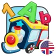 ABC School Train; Learn Letter ABC School Train; Learn Letter