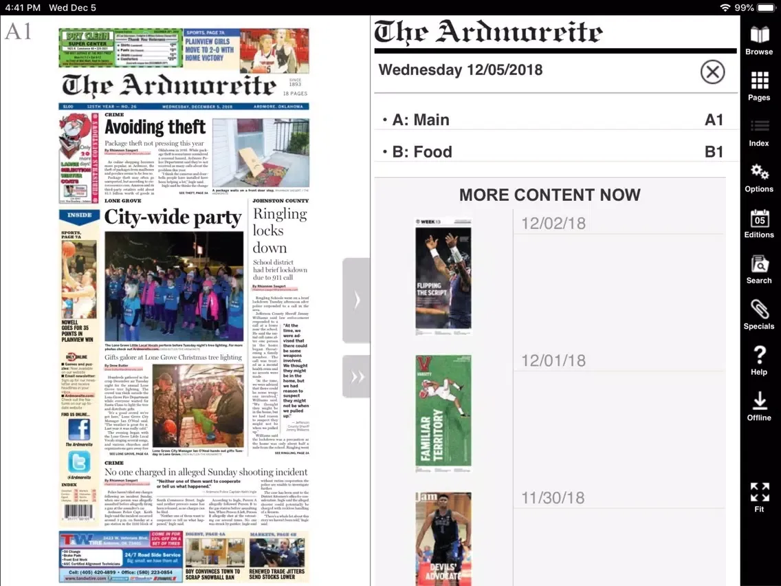 صور Ardmore Daily Ardmoreite iPad 