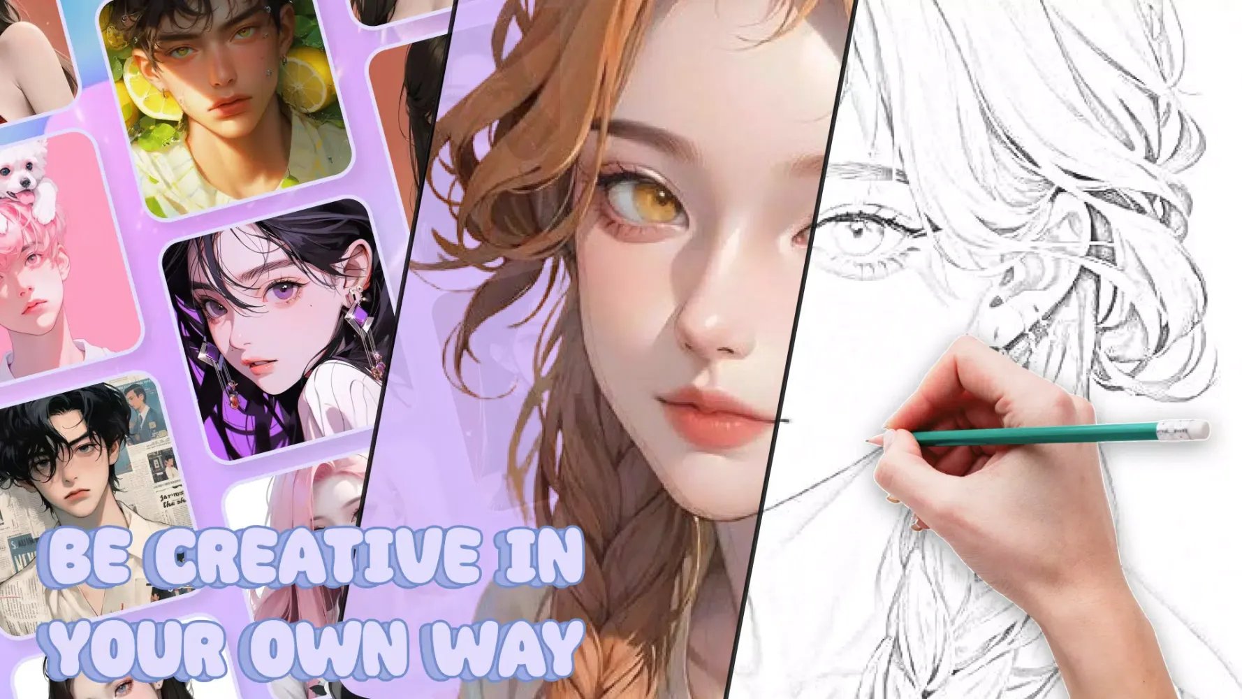 Tangkapan layar AR Draw Sketch: Trace & Paint