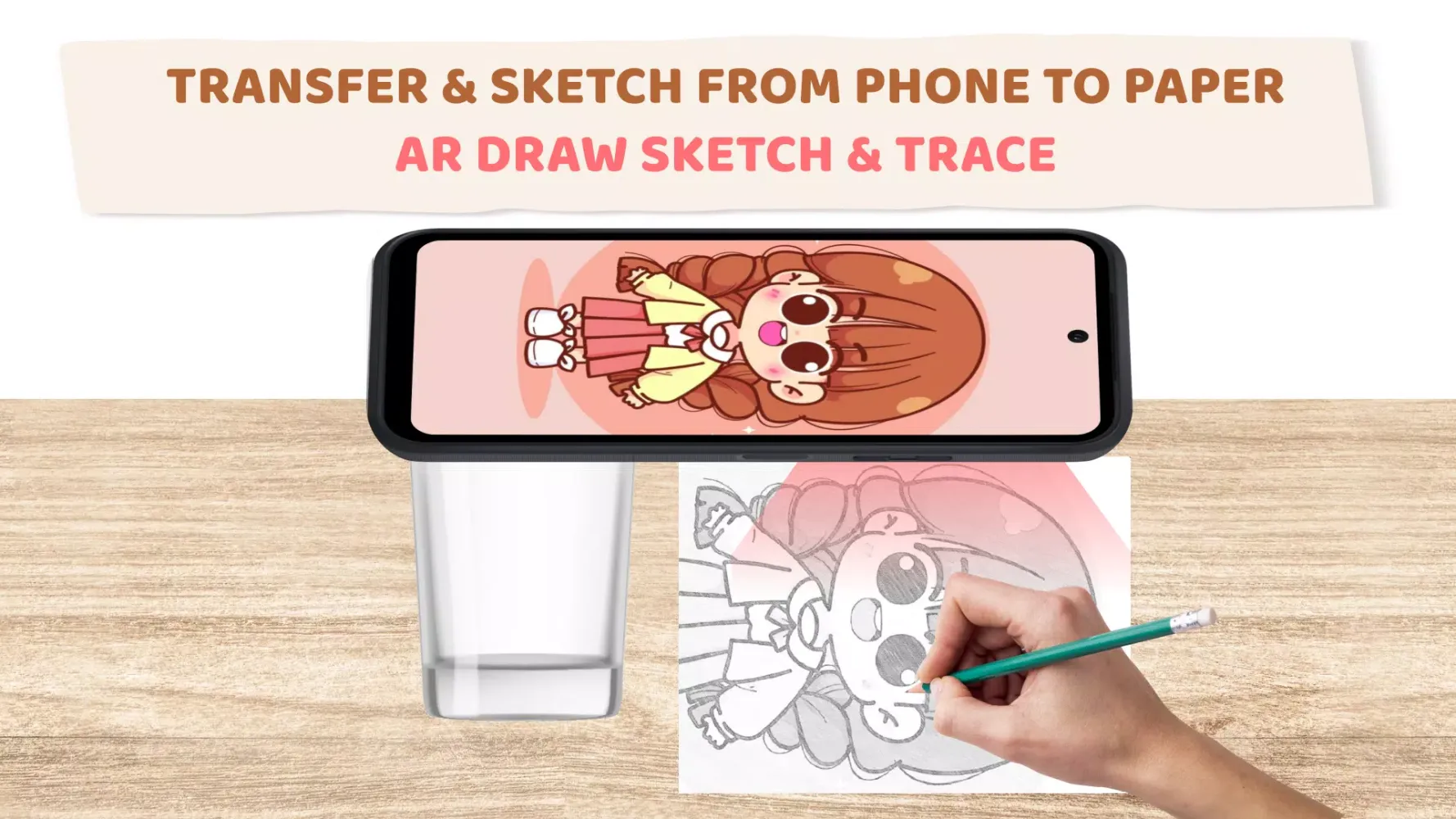 Tangkapan skrin AR Draw Sketch: AR art & Trace