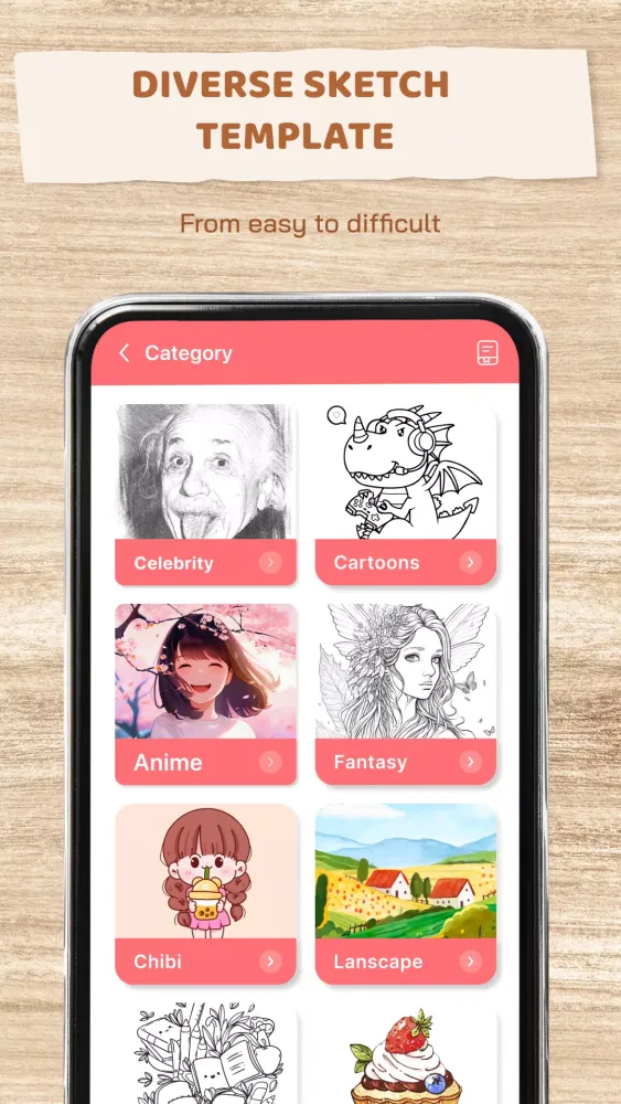 Tangkapan skrin AR Draw Sketch: AR art & Trace