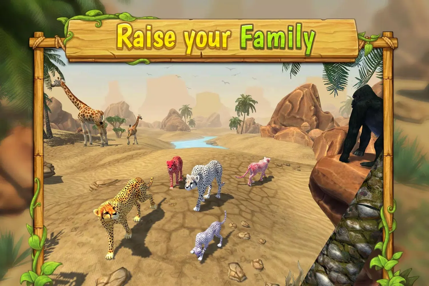 Zrzuty ekranu Cheetah Family Animal Sim