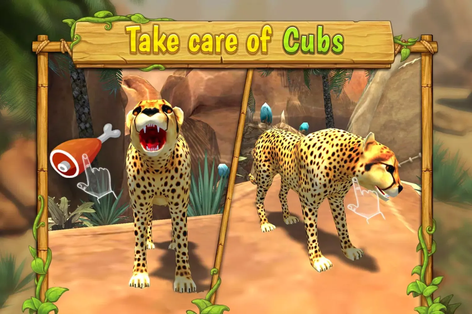 Zrzuty ekranu Cheetah Family Animal Sim