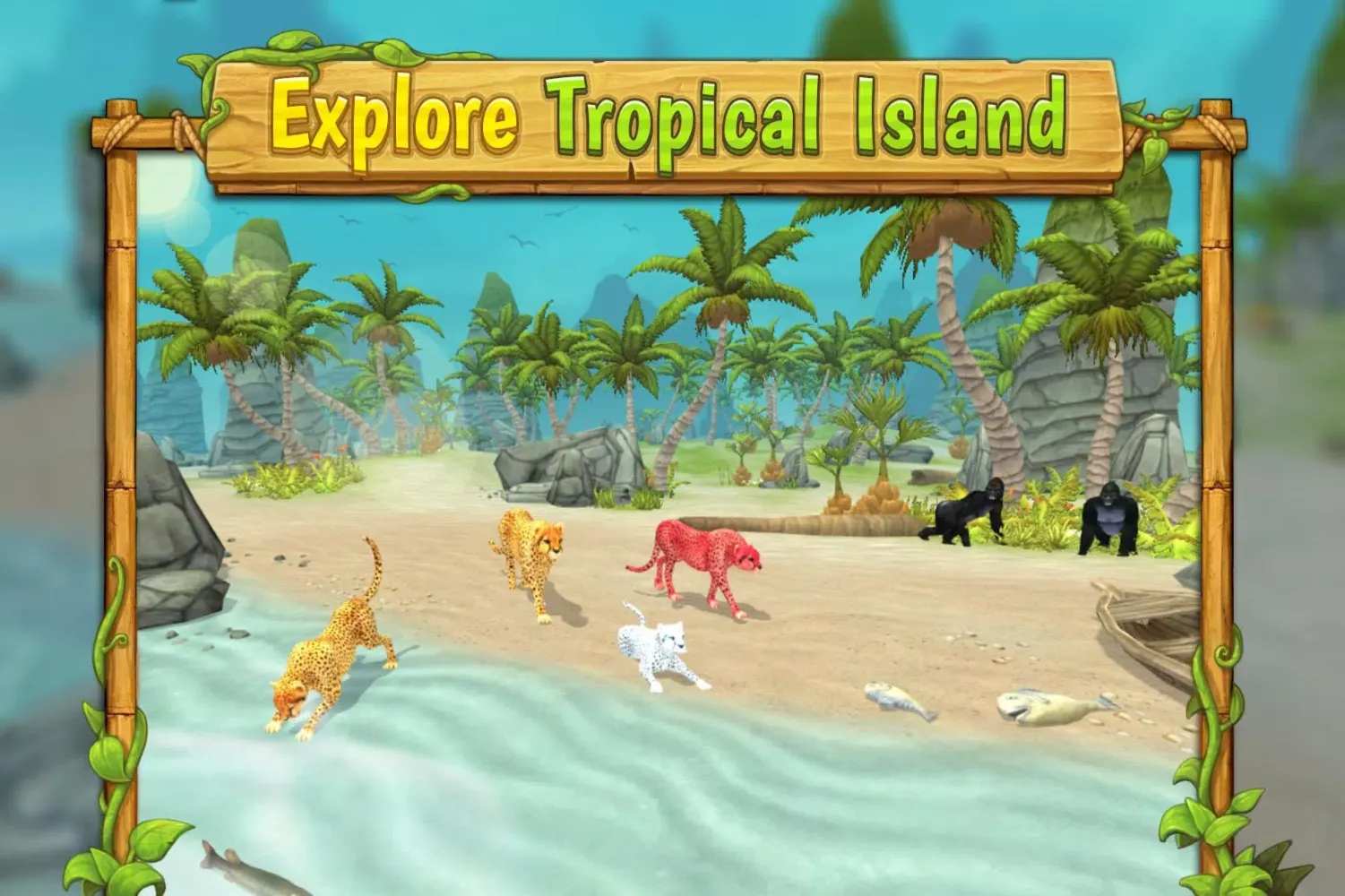 Zrzuty ekranu Cheetah Family Animal Sim