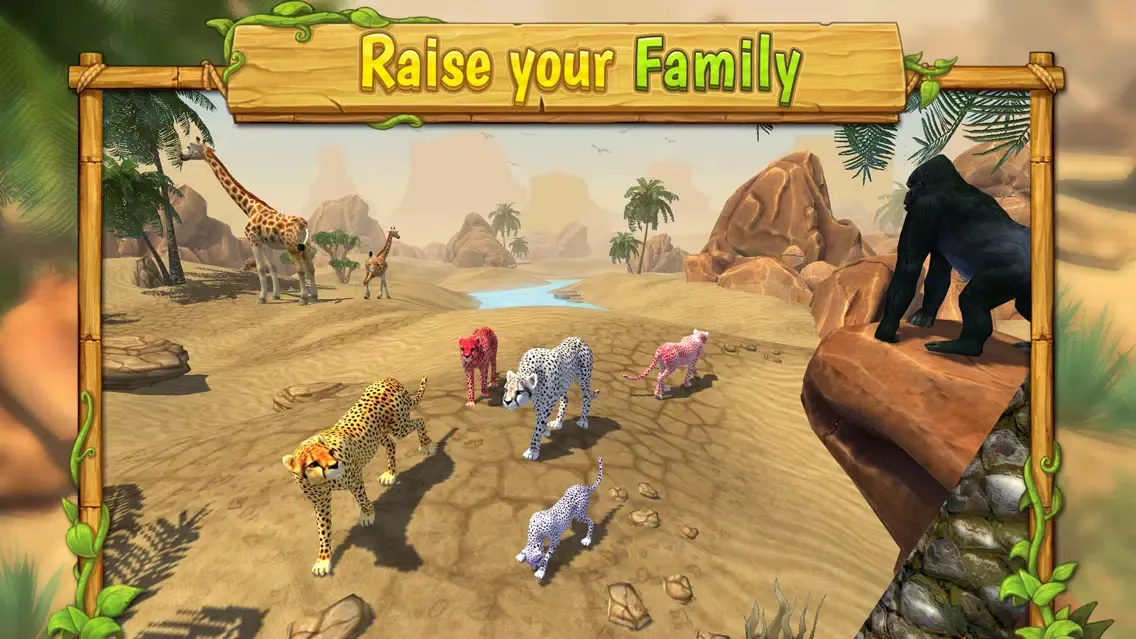 Cheetah Family Sim - Wild Africa Cat Simulator 3D Screenshots