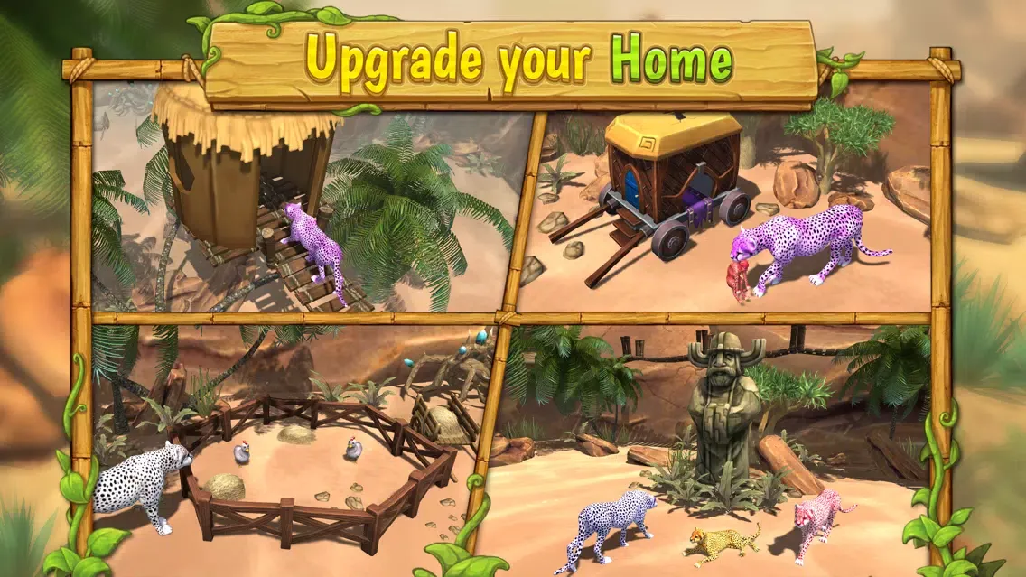 Cheetah Family Sim - Wild Africa Cat Simulator 3D Screenshots