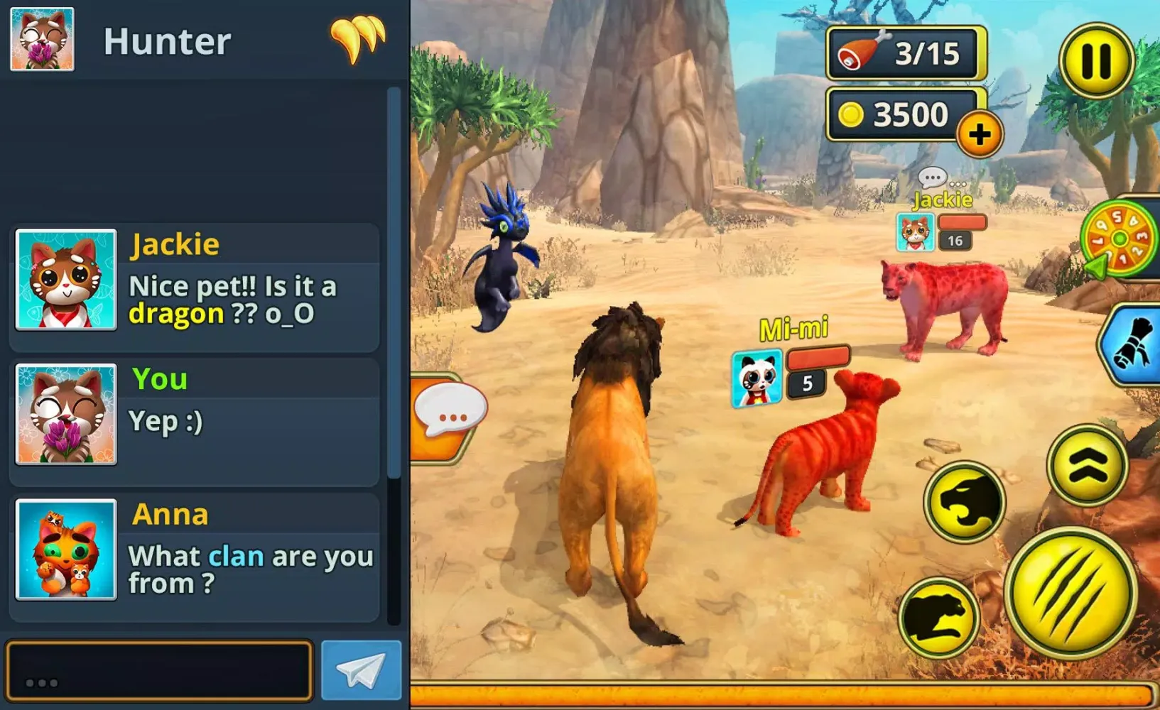 Lion Family Sim Online スクリーンショット
