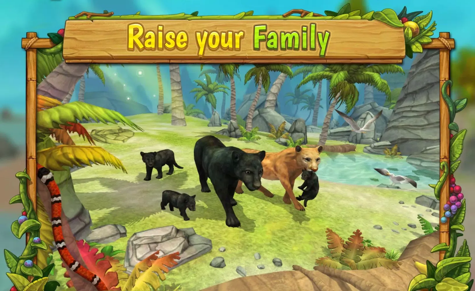 Panther Family Sim Online Screenshots