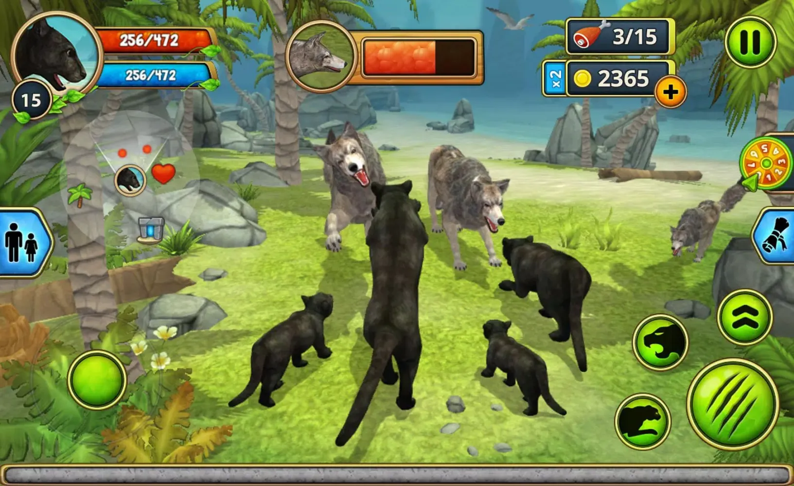 Panther Family Sim Online Screenshots