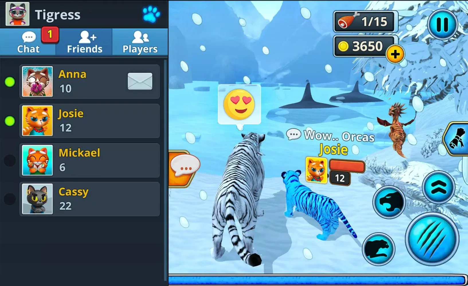 Snow Tiger Family Sim Screenshots