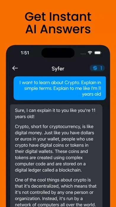 Captures d'écran de Syfer - AI Chatbot & Assistant