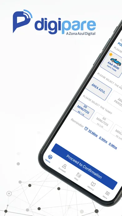 Digipare Pay Onstreet Parking Ekran Görüntüleri