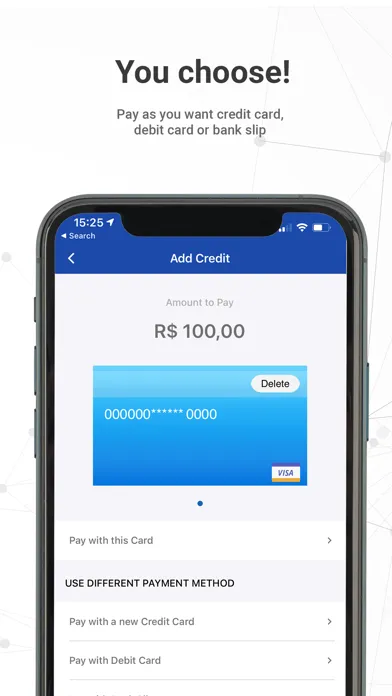 Digipare Pay Onstreet Parking Ekran Görüntüleri