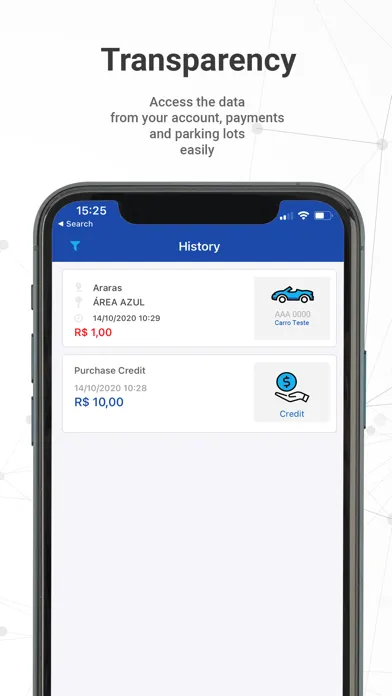 Digipare Pay Onstreet Parking Ekran Görüntüleri