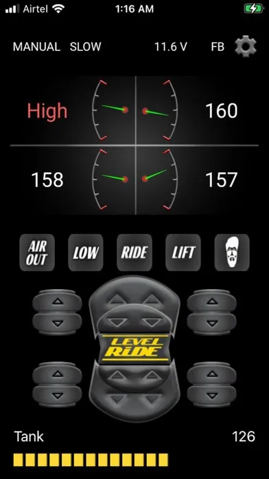Zrzuty ekranu Level Ride Air Suspension