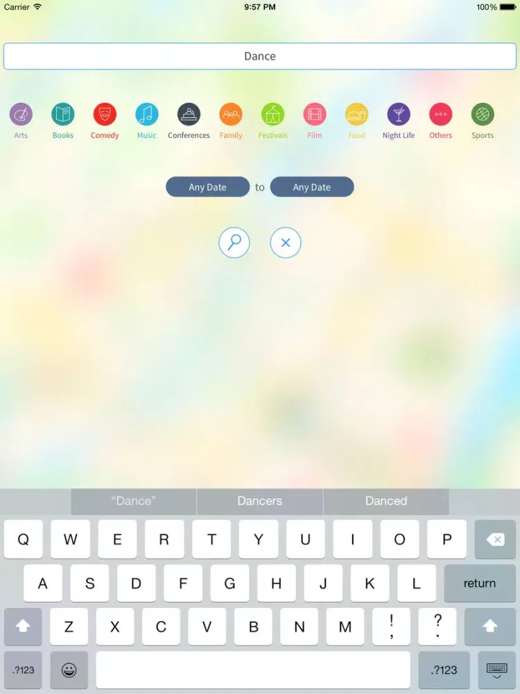 Trovy - Find Events Around You iPad  Ekran Görüntüleri