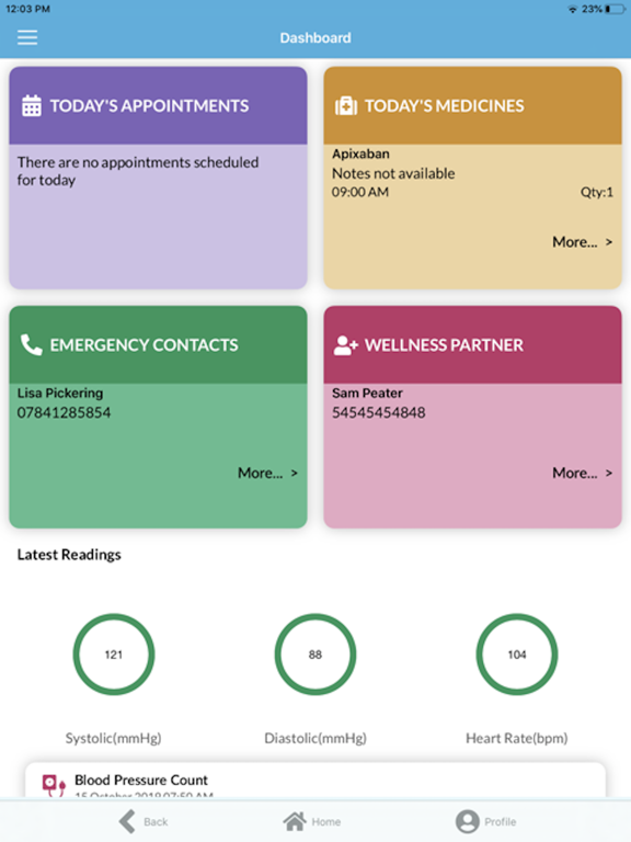 تصاویر OnGuard Health iPad 